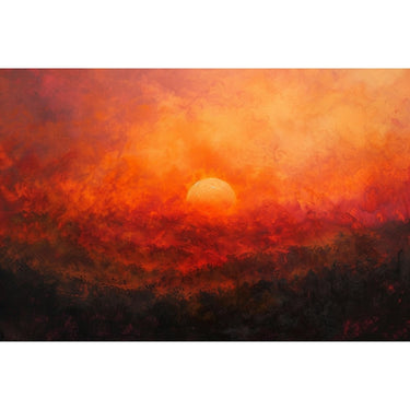 Sunset Abstract Canvas